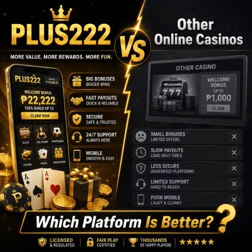PLUS222 vs Other Online Casinos